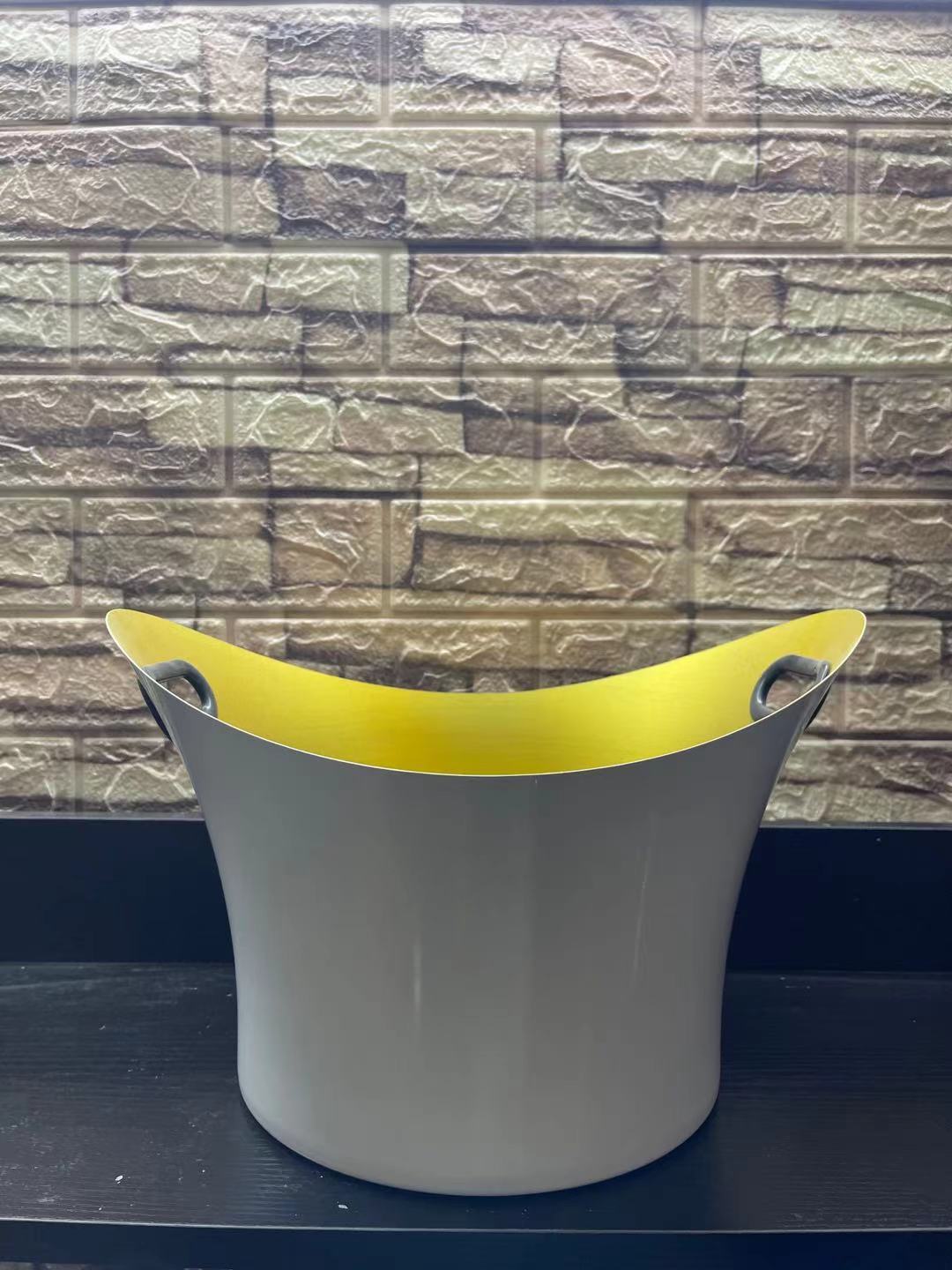 Stainless Steel Champagne Bowl, Ice Bowl, Ice Bucket, Golden Salad Bowl, Champagne Bucket