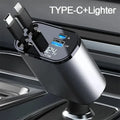 4 IN 1 Retractable Car Charger